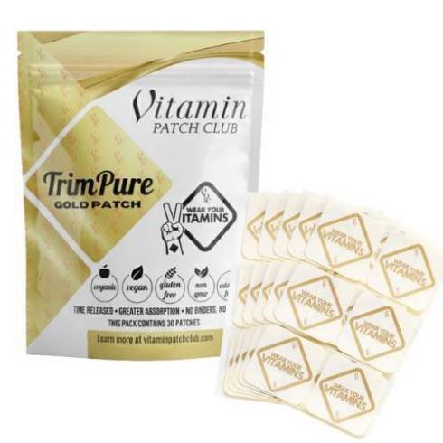 TrimPure Gold Patch for boosting energy and reducing stubborn body fat